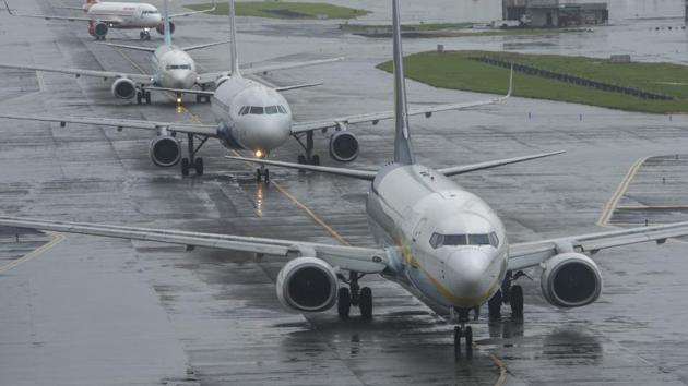 The Chatrapati International Airport in Mumbai(Satish Bate/HT File Photo)