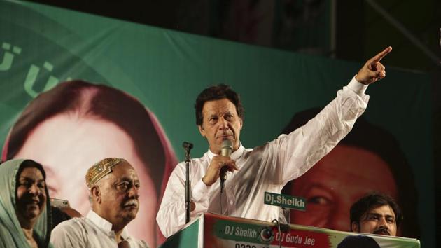 That Imran Khan described Kashmir as a core issue that needed resolution before other positives set in, and spoke about the violation of human rights of Kashmiris, has been papered-over by pro-Pakistani lobbies here as simply enunciating Pakistan’s standard position.(AP)