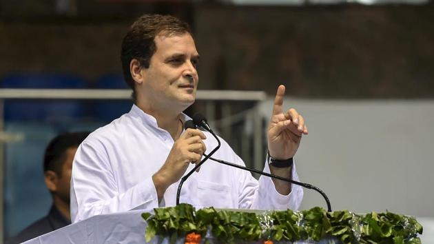 On Rahul Gandhi’s agenda on August 24 and 25 is a “working lunch” with the Indian Journalists Association and a “conversation” with London School of Economics academic Mukulika Banerjee.(PTI/File Photo) On Rahul Gandhi’s agenda on August 24 and 25 is a “working lunch” with the Indian Journalists Association and a “conversation” with London School of Economics academic Mukulika Banerjee.(PTI/File Photo)