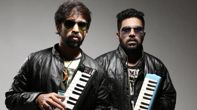 Music composer duo Saurabh Shetye and Durgesh Khot (HTPHOTO) Music composer duo Saurabh Shetye and Durgesh Khot (HTPHOTO)