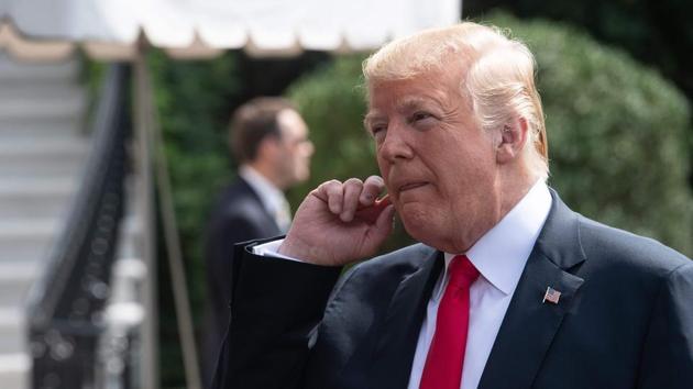 US president Donald Trump at the White House in Washington. Former CIA directors and another half dozen of America’s most senior spies have issued an unprecedented condemnation of president Donald Trump, after his decision to blacklist their colleague John Brennan. (AFP Photo) US president Donald Trump at the White House in Washington. Former CIA directors and another half dozen of America’s most senior spies have issued an unprecedented condemnation of president Donald Trump, after his decision to blacklist their colleague John Brennan. (AFP Photo)