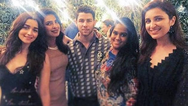 Inside Priyanka Chopra and Nick Jonas engagement party: the couple seen with Alia Bhatt, Arpita Khan Sharma and Parineeti Chopra.