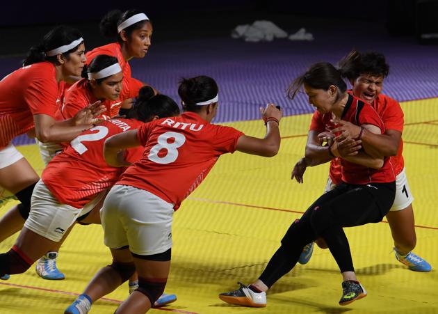 Japan was crushed by the Indian eves in Kabaddi (AFP)