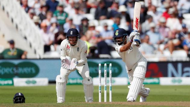 India's Virat Kohli in action against England at Trent Bridge. (REUTERS)