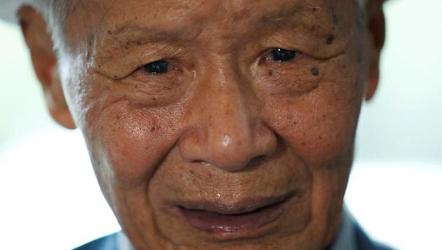 A man who has been selected as a participant for a reunion reacts as he arrives at a hotel used as a waiting place in Sokcho. More than 57,000 South Korean survivors have registered for a brief family reunion, which lasts only 11 hours and often ends in painful farewells. (Kim Hong-Ji / REUTERS) A man who has been selected as a participant for a reunion reacts as he arrives at a hotel used as a waiting place in Sokcho. More than 57,000 South Korean survivors have registered for a brief family reunion, which lasts only 11 hours and often ends in painful farewells. (Kim Hong-Ji / REUTERS)