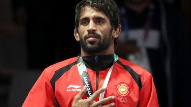 Bajrang Punia won India’s first gold at Asian Games 2018.(REUTERS)