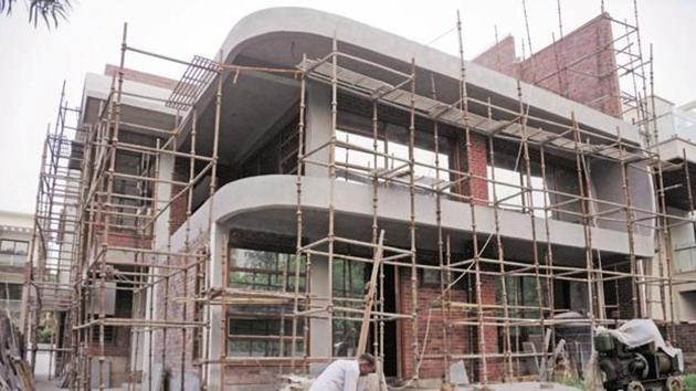 An under-construction flat in Patna. (HT Photo) An under-construction flat in Patna. (HT Photo)