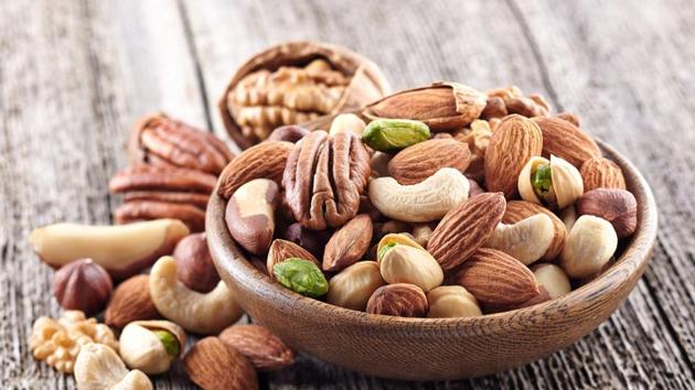 Nuts are an excellent choice if you are looking to put on weight. A handful of almonds daily can help you put on those kilos, and in a healthy manner. On the other hand, nut butters are another option which can be had with a variety of snacks.  (shutterstock) 