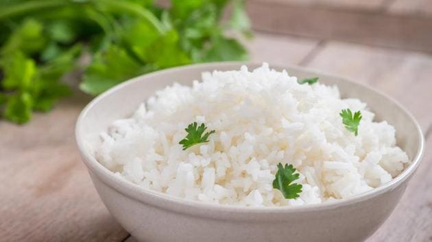 Part of the staple Indian diet, just 1 cup of cooked rice can provide us with upto 195 calories, 44 gms of carbohydrates and some fat.  (shutterstock) 