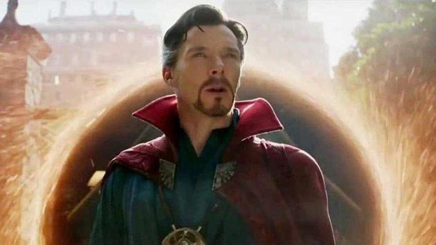 Benedict Cumberbatch as Doctor Strange in a still from Avengers: Infinity War.