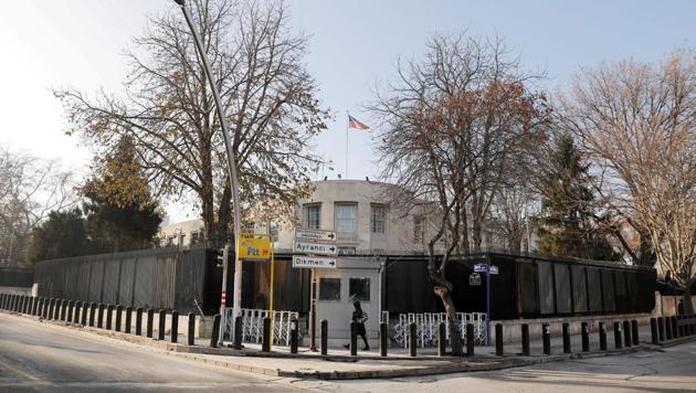 The US Embassy in Ankara, Turkey. (Reuters File Photo) The US Embassy in Ankara, Turkey. (Reuters File Photo)
