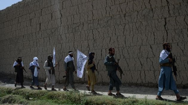 The Taliban ambushed a convoy of buses on a road in northern Afghanistan and took more than 100 people hostage, including women and children.(AFP)