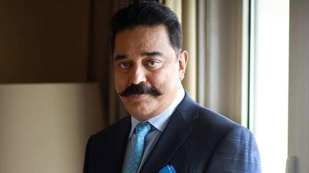 Actor Kamal Haasan founded his political party, Makkal Needhi Maiam, in Tamil Nadu, on February 21, 2018. (Photo: Amal KS/HT) Actor Kamal Haasan founded his political party, Makkal Needhi Maiam, in Tamil Nadu, on February 21, 2018. (Photo: Amal KS/HT)