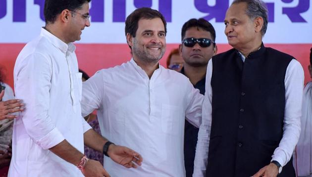 After the first rally in Chittorgarh on August 24, the Congress will hold the second in Churu on August 28, followed by Barmer (September 5), Karauli (September 10) and Nagaur (September 12). (PTI/File Photo) After the first rally in Chittorgarh on August 24, the Congress will hold the second in Churu on August 28, followed by Barmer (September 5), Karauli (September 10) and Nagaur (September 12). (PTI/File Photo)