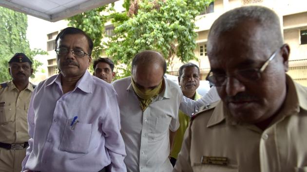 Virendra Tawade was arrested by the CBI in connection with rationalist Narendra Dabholkar’s murder from Panvel in June 2016. (Bachchan Kumar/ HT File) Virendra Tawade was arrested by the CBI in connection with rationalist Narendra Dabholkar’s murder from Panvel in June 2016. (Bachchan Kumar/ HT File)