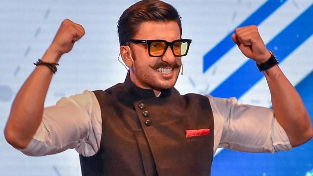 Ranveer Singh during the second day of the 3rd Edition of IIMBue-Annual Leadership Conclave, in Bengaluru. (PTI) Ranveer Singh during the second day of the 3rd Edition of IIMBue-Annual Leadership Conclave, in Bengaluru. (PTI)