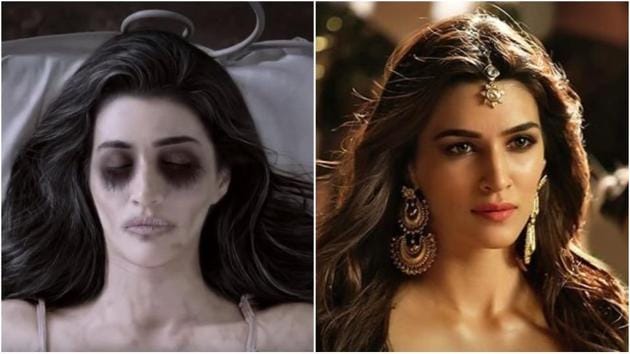 Kriti Sanon is the corpse bride looking for some love in Aao Kabhi Haveli Pe from Stree.(YouTube)