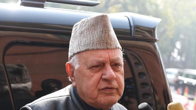 Fomer Jammu and Kashmir chief minister Farooq Abdullah in New Delhi.(HT File PHOTO) Fomer Jammu and Kashmir chief minister Farooq Abdullah in New Delhi.(HT File PHOTO)