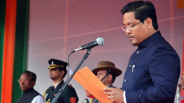 Meghalaya chief minister Conrad Sangma is presently a Lok Sabha MP representing Tura parliamentary constituency. (PTI/File Photo) Meghalaya chief minister Conrad Sangma is presently a Lok Sabha MP representing Tura parliamentary constituency. (PTI/File Photo)