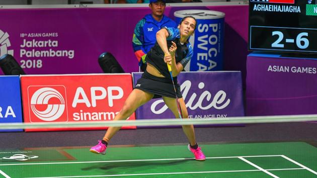 Saina Nehwal entered second round with a crushing 21-7 21-9 win over Iran’s Soraya Aghhajiagha in just 26 minutes. (PTI) Saina Nehwal entered second round with a crushing 21-7 21-9 win over Iran’s Soraya Aghhajiagha in just 26 minutes. (PTI)