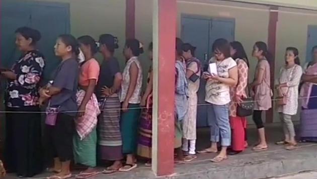 The largest polling station is Matchakolgre in South Tura constituency with 1,337 voters and the smallest is Leper Colony with 151 voters. (ANI/Twitter) The largest polling station is Matchakolgre in South Tura constituency with 1,337 voters and the smallest is Leper Colony with 151 voters. (ANI/Twitter)