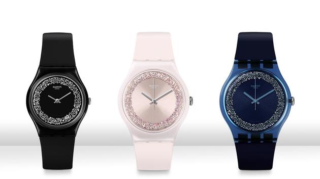 The lure of glitter: No festival is complete without some sparkle. And don’t these elegant timepieces tell you why? (Launching in September) (SWATCH)