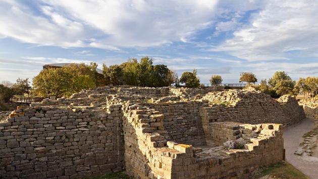 Walls Of Troy, Turkey – Built during the 13th century BC to protect Troy, the wall was able to withstand the 10 year siege of Troy. (Shutterstock)