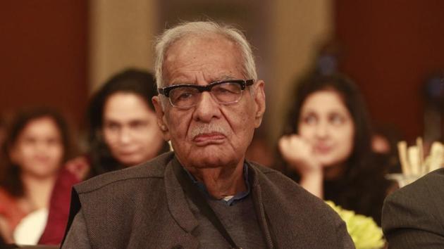 Eminent journalist and author Kuldip Nayar, who fiercely fought for press freedom and protecting civil liberties, passed away on Thursday. He was 95. Nayar, known as a crusader for civil rights and press freedom, worked in several newspapers including as editor in the Statesman and Indian Express. He had also served as the Indian High Commissioner to the United Kingdom in the 1990s and was nominated to the Rajya Sabha in 1997. (Sanjeev Verma / HT File) Eminent journalist and author Kuldip Nayar, who fiercely fought for press freedom and protecting civil liberties, passed away on Thursday. He was 95. Nayar, known as a crusader for civil rights and press freedom, worked in several newspapers including as editor in the Statesman and Indian Express. He had also served as the Indian High Commissioner to the United Kingdom in the 1990s and was nominated to the Rajya Sabha in 1997. (Sanjeev Verma / HT File)