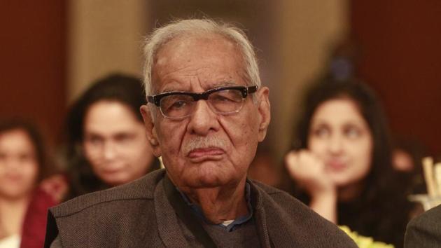 Kuldip Nayar was the last of a generation of journalists to have continuously covered the nation’s politics since Independence, (HiT File Photo) Kuldip Nayar was the last of a generation of journalists to have continuously covered the nation’s politics since Independence, (HiT File Photo)