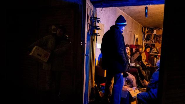 A scene from a performance. Za Zemiata has also raised the alarm over a recent official decision to move the depots where unofficial collectors hand in their materials to the outskirts of the city as of next year, citing pollution and noise complaints. The organisation fears the decision could push collectors like Penka even further into poverty. (Dimitar Dilkoff / AFP)