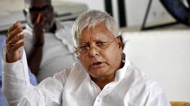 RJD chief Lalu Prasad addresses a press conference in Patna. (PTI File Photo) RJD chief Lalu Prasad addresses a press conference in Patna. (PTI File Photo)
