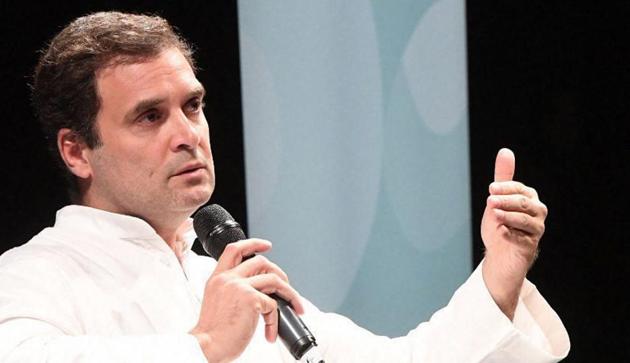 Congress President Rahul Gandhi is on a five-day tour to Germany and the UK.(PTI)
