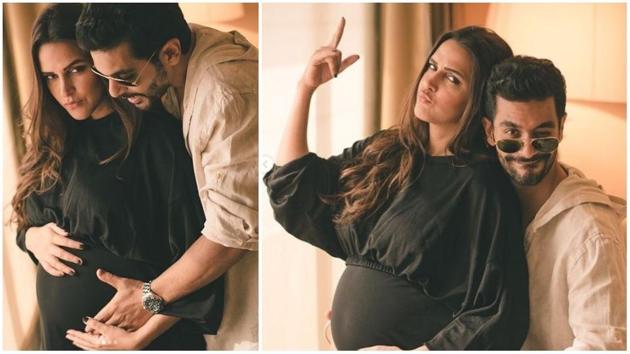 Neha Dhupia and Angad Bedi are set to welcome a new member into their family.(Instagram)