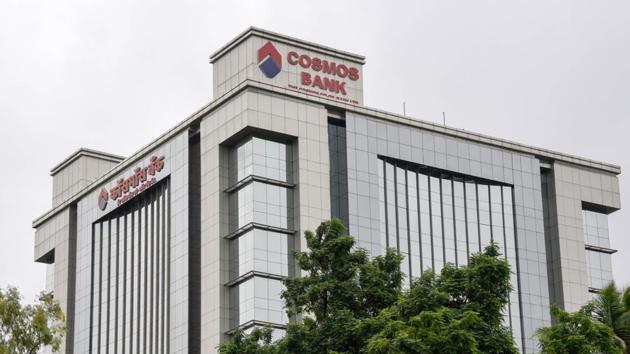 Cosmos Bank headquarters in Pune.(Sanket Wankhade/HT Photo)
