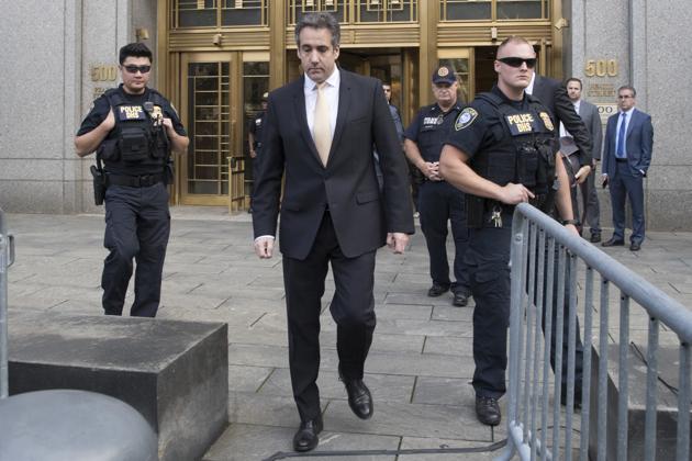 Trump’s former personal lawyer Michael Cohen implicated Donald Trump saying the hush money paid to two women were made on Trump’s instructions and in coordination with him.(AP)