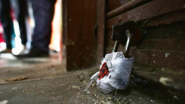 The shops had been sealed in the drive against land-use violations that was launched across Delhi last December.(HT File Photo) The shops had been sealed in the drive against land-use violations that was launched across Delhi last December.(HT File Photo)