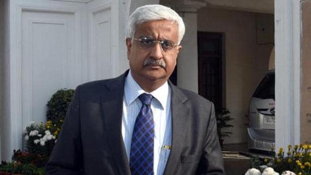 Delhi chief secretary (CS) Anshu Prakash(Sonu Mehta/ Hindustan Times)