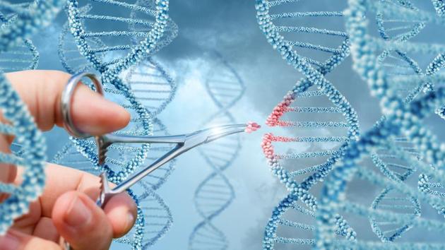 In the technique, nanoparticles of gold are implanted in the material in the shape of the code. (Getty Images/iStockphoto) In the technique, nanoparticles of gold are implanted in the material in the shape of the code. (Getty Images/iStockphoto)
