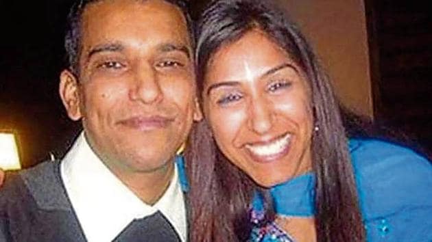 Geeta Aulakh, 28, with her husband Harpreet. Geeta was hacked to death by killers hired by her husband in Greenford, London, on November 16, 2009.(Sunrise Radio)