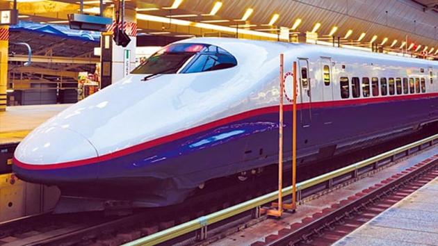 A representational image of a bullet train in Japan. (Shutterstock) (Representative) A representational image of a bullet train in Japan. (Shutterstock) (Representative)