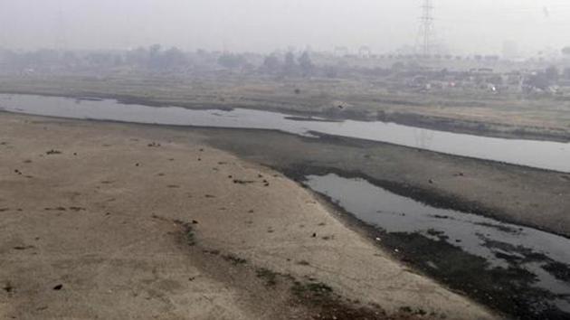 Very little water flows in the Ravi River in Lahore, Pakistan. Pakistan will reiterate its serious objections over two water storage and hydropower projects being built by India during a meet with New Delhi this week in Lahore.(Representative Image/AP Photo)