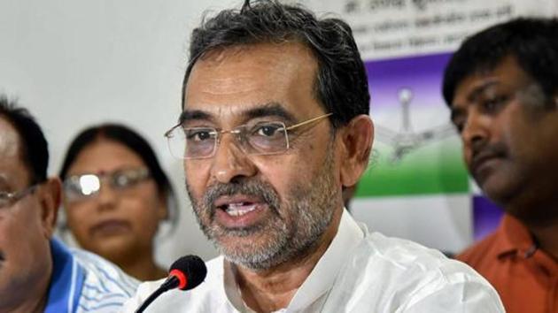 Rashtriya Lok Samta Party (RLSP) chief Upendra Kushwaha addresses a press conference at the party office, in Patna. (PTI File Photo) Rashtriya Lok Samta Party (RLSP) chief Upendra Kushwaha addresses a press conference at the party office, in Patna. (PTI File Photo)