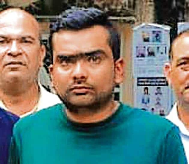 The Delhi Police’s crime branch on Saturday arrested Vikas Singh, a gangster from Bihar wanted for the abduction of Nepalese businessman Suresh Kedia from Birgunj in Nepal in 2016.(HT Photo)