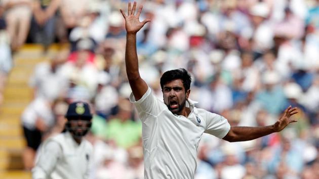India's Ravichandran Ashwin has picked 8 wickets in the ongoing series against England.(AFP)