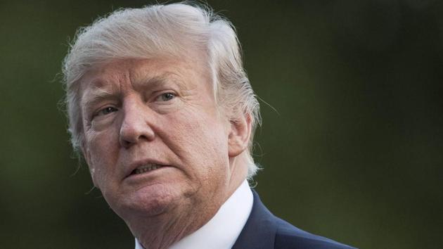 President Donald Trump walks from Marine One across the South Lawn of the White House in Washington on August 23. (AP Photo) President Donald Trump walks from Marine One across the South Lawn of the White House in Washington on August 23. (AP Photo)