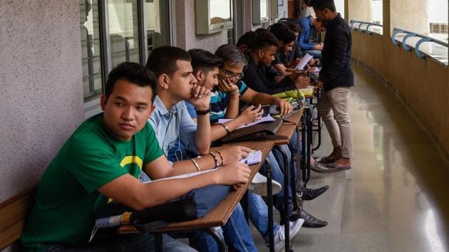 From August 29, the education department will open the admissions for the second category students, those who scored between 60 and 100 per cent. (HT PHOTO) From August 29, the education department will open the admissions for the second category students, those who scored between 60 and 100 per cent. (HT PHOTO)