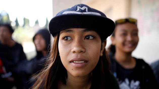Mostly, the gatherings are about catching up with fellow Vespa-lovers and having fun. “We are independent, but we gather like a community,” said Julia Ningsih, 19. (Darren Whiteside / REUTERS)