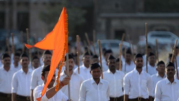 The Rashtriya Swayamsevak Sangh has welcomed the police action against activists who were arrested on Tuesday for their alleged involvement in the violence that rocked Bhima-Koregaon near Pune in Maharashtra on January 1. (AFP) The Rashtriya Swayamsevak Sangh has welcomed the police action against activists who were arrested on Tuesday for their alleged involvement in the violence that rocked Bhima-Koregaon near Pune in Maharashtra on January 1. (AFP)