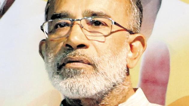 Photo and caption provided by Vivek Nair - KJ Alphons BJP Leader from Kerala. **Picture received on August 17, 2016** Photo and caption provided by Vivek Nair - KJ Alphons BJP Leader from Kerala. **Picture received on August 17, 2016**