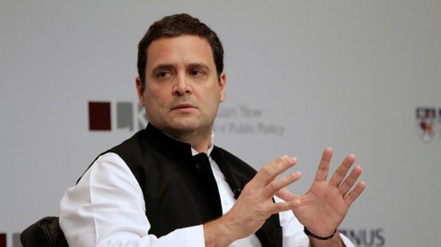 Rahul Gandhi speaks at an event In Singapore March 8, 2018. (REUTERS File Photo) Rahul Gandhi speaks at an event In Singapore March 8, 2018. (REUTERS File Photo)